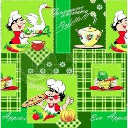 BON APPETITO (зеленое) кухонное полотенце 70(80)х40 см 
