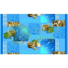 БАНЯ полотенце вафельное 85х150 см