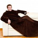 ПЛЕД С РУКАВАМИ SLEEPY шоколадный