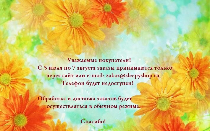 Режим работы магазина с 5.07 по 7.08